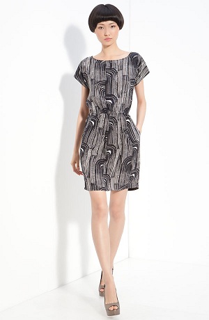 Kelly Wearstler 'Sao' Printed Silk Dress