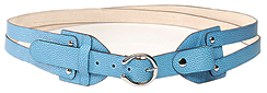  L. Erickson Criss Cross Horseshoe Leather Belt