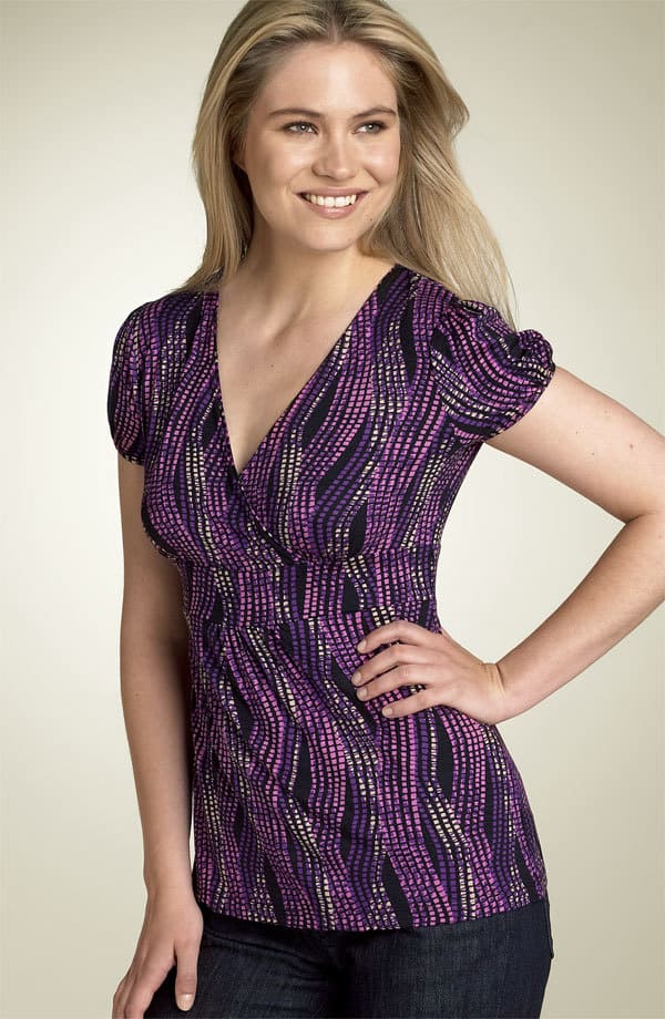 Bargain Friday’s TPS Report: Halogen Print Surplice Tee