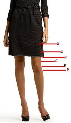 Mini skirt outlet etiquette