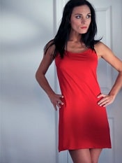 camisole under wrap dress