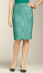 Avenue Tweed Pencil Skirt 