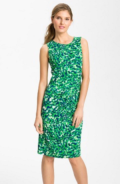 Anne Klein 'Petal' Abstract Knit Dress