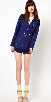 Nishe Jacket with Floral Embroidery