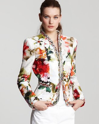 Splurge Monday’s TPS Report: Floral Print Single Breasted Jacket