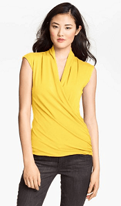 Vince Camuto Faux Wrap Top