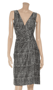 Valentino Tweed Wrap-Effect Sheath Dress