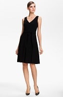 St. John Collection Pleated Crepe Marocain Dress, was $995 now $597