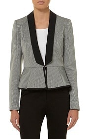 Corporette's Suit of the Week: Dorothy Perkins Grey Textured Suit