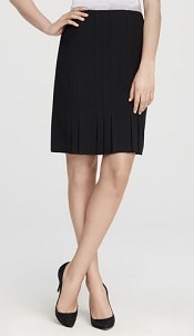 Anne Klein Platinum Pleated Skirt 