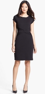 Ellen Tracy Ponte Knit Sheath Dress