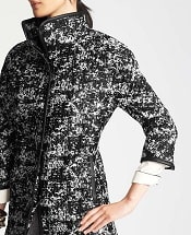 Ann Taylor Abstract Jacquard Coat