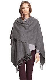cashmere ruana wrap from Brooks Brothers