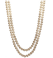 Carolee Gold-Tone Ombre Glass Pearl Double Strand Necklace