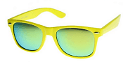 Reflective Color Mirror Lens Neon Color Wayfarers Style Sunglasses