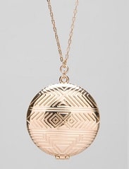 House of Harlow Medallion Locket in Gold