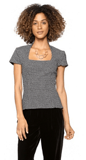L'Agence Square Neck Top