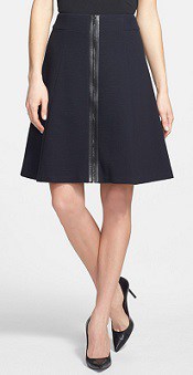 Classiques Entier Ottoman Weave A-Line Skirt