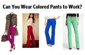 Colorful Pants and Professional Women - Corporette.com