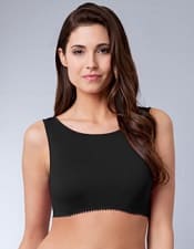 Second Base Janet Boatneck Style Demi Cami Crop Tops for Women