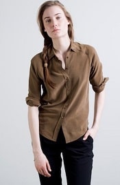 everlane silk blouses