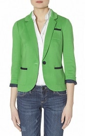 Thursday's TPS Report: Trimmed Ponte One Button Blazer - Corporette.com