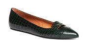 Brooks Brothers Exotic Embossed Lambskin Flat