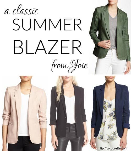 classic summer blazer from Joie