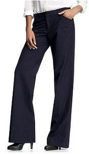 Gap Perfect Trouser Pinstriped Pants | Corporette