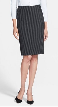Halogen 'Brooklyn Stripe Suit Skirt c