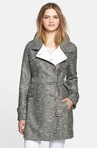 Kenneth Cole New York Metallic Tweed Trench Coat, was $268 now $160