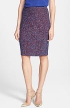 St. John Collection Looped Lash Tweed Knit Pencil Skirt, was $395 now $237