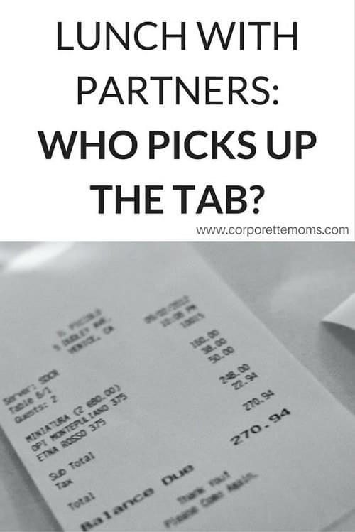 Lunch with Partners: Who Picks up the Tab?