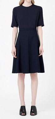 COS Dress with Contrast Skirt | Corporette