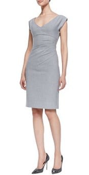 Diane von Furstenberg Bevin Asymmetric Ruched Dress