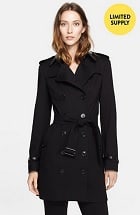 Burberry London Double Breasted Trench Coat, was $1395, now $839