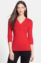 Classiques Entier® Surplice V-Neck Sweater, now $65 (was $98) - 3 colors!