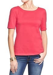 Old Navy Boatneck Fitted Top | Corporette