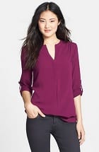 Pleione Mixed Media Tunic, was $58, now $38 - regular and petite