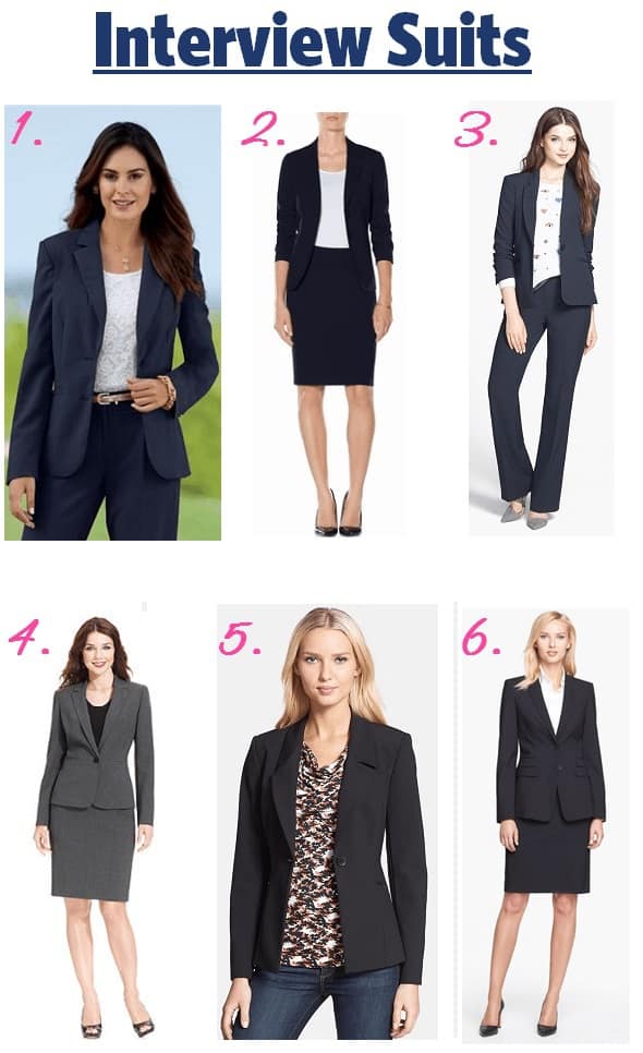 interview suits for women