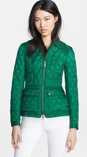 Burberry Brit 'Ivymoore' Quilted Zip Jacket | Corporette