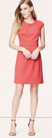 Loft Cap Sleeve Dress | Corporette