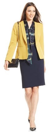 Nine West Single-Button Jacket | Corporette