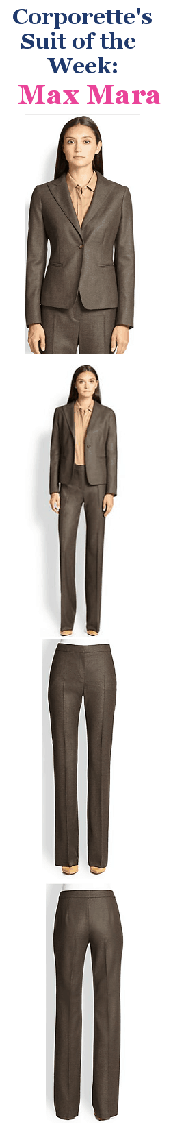 Corporette's Suit of the Week: Max Mara