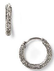 Nadri Small Pave Huggie Hoops