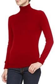Neiman Marcus Cashmere Turtleneck Sweater | Corporette