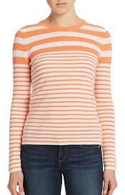 Lord Taylor Striped Cashmere Sweater