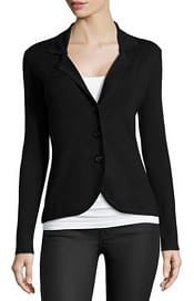 Neiman Marcus Three-Button Knit Jacket | Corporette