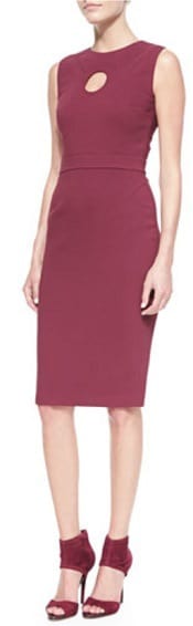 Raoul Iona Sleeveless Round Cutout Sheath Dress | Corporette