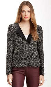 Rebecca Taylor Heathered Tweed Jacket